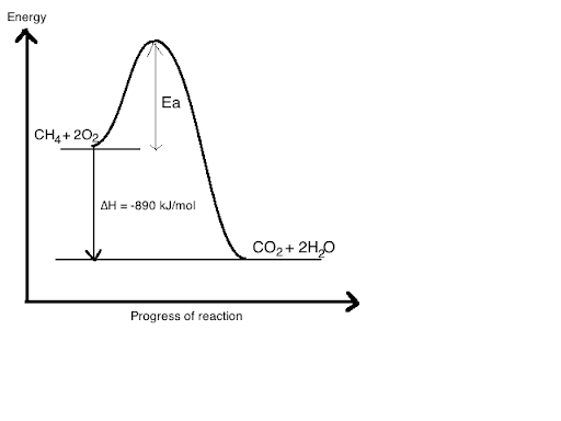energy profile for methane